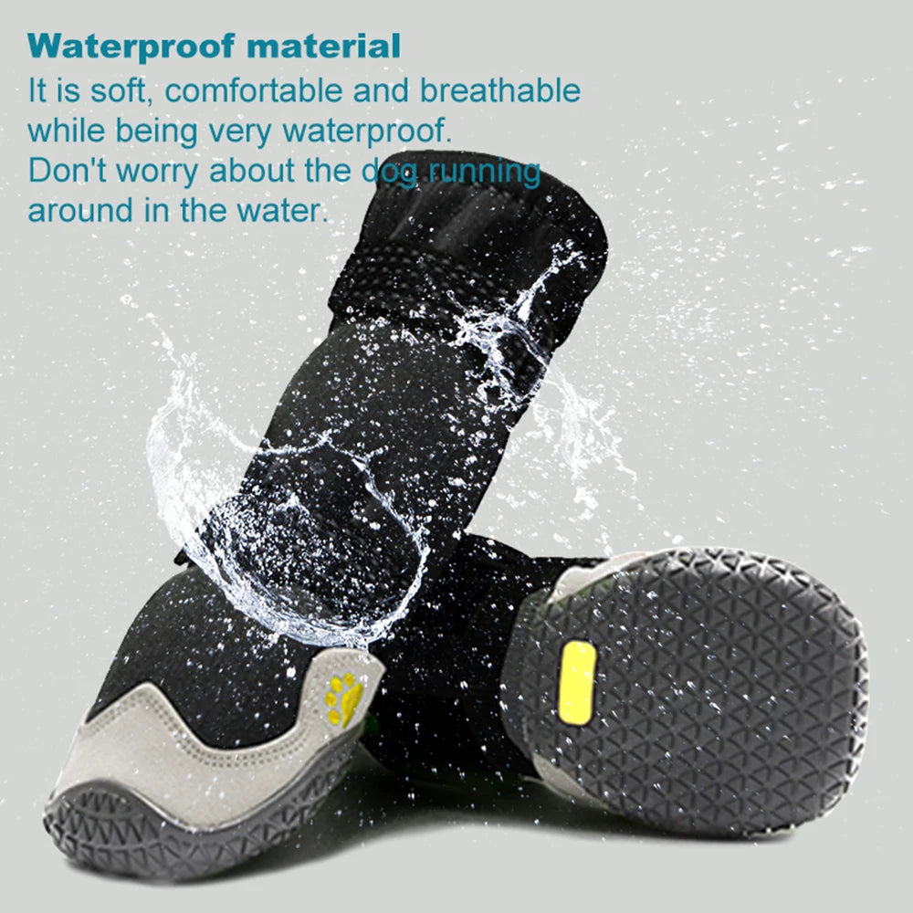 Waterproof Dog Boots for Large Dogs - All seasons