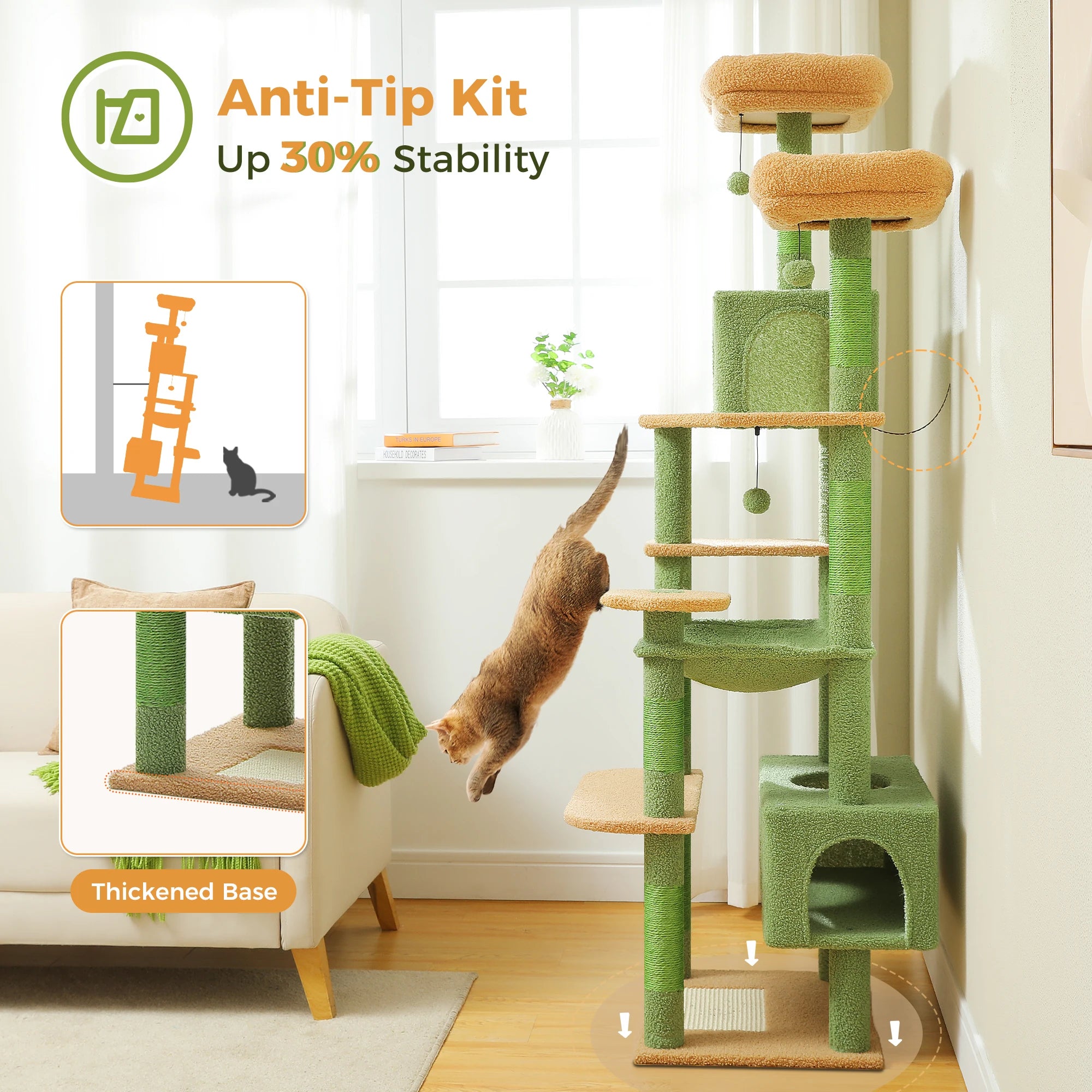 Large Cat Tree Tower