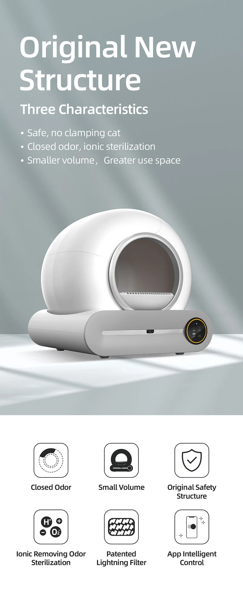 Automatic Smart Cat Litter Box