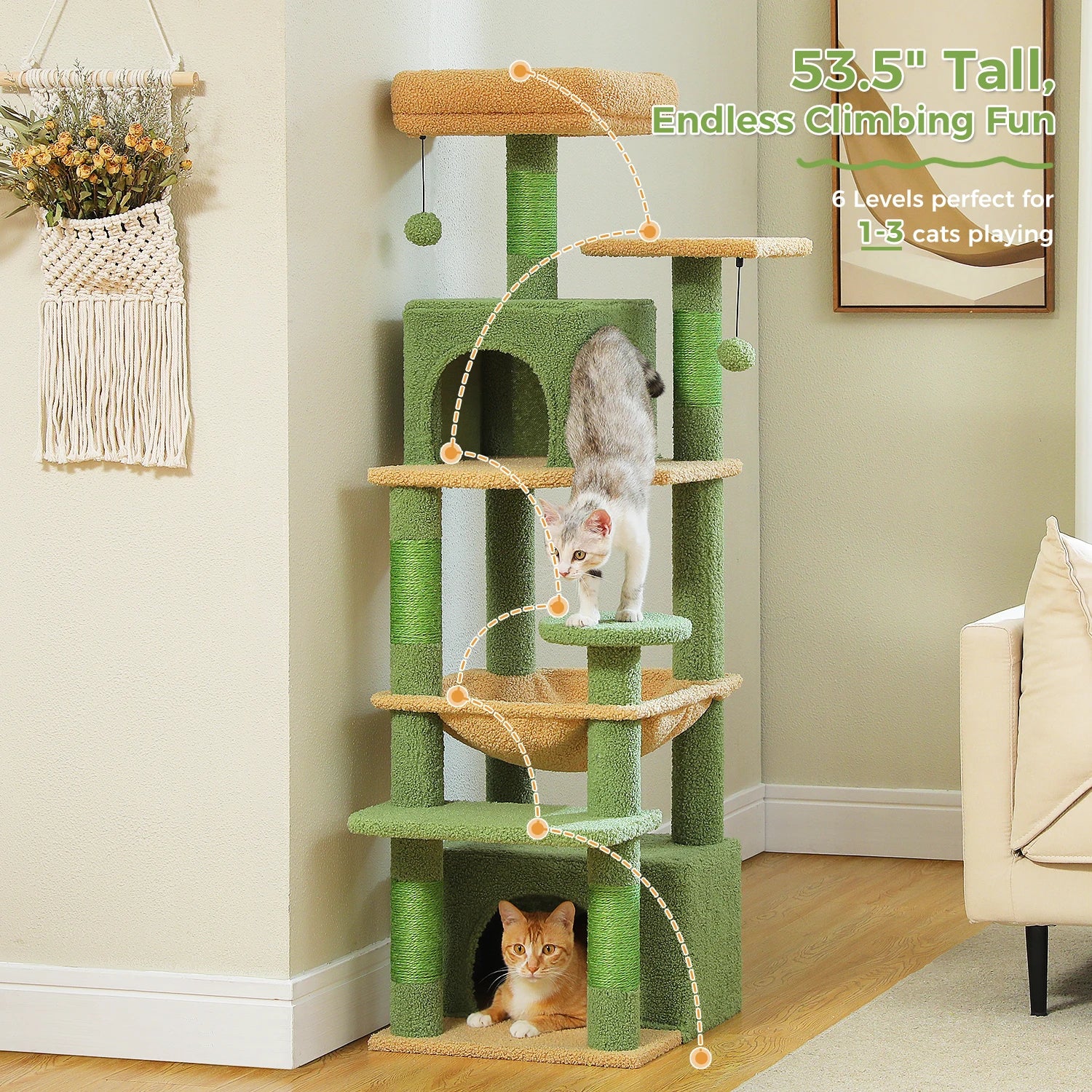 Large Cat Tree Tower