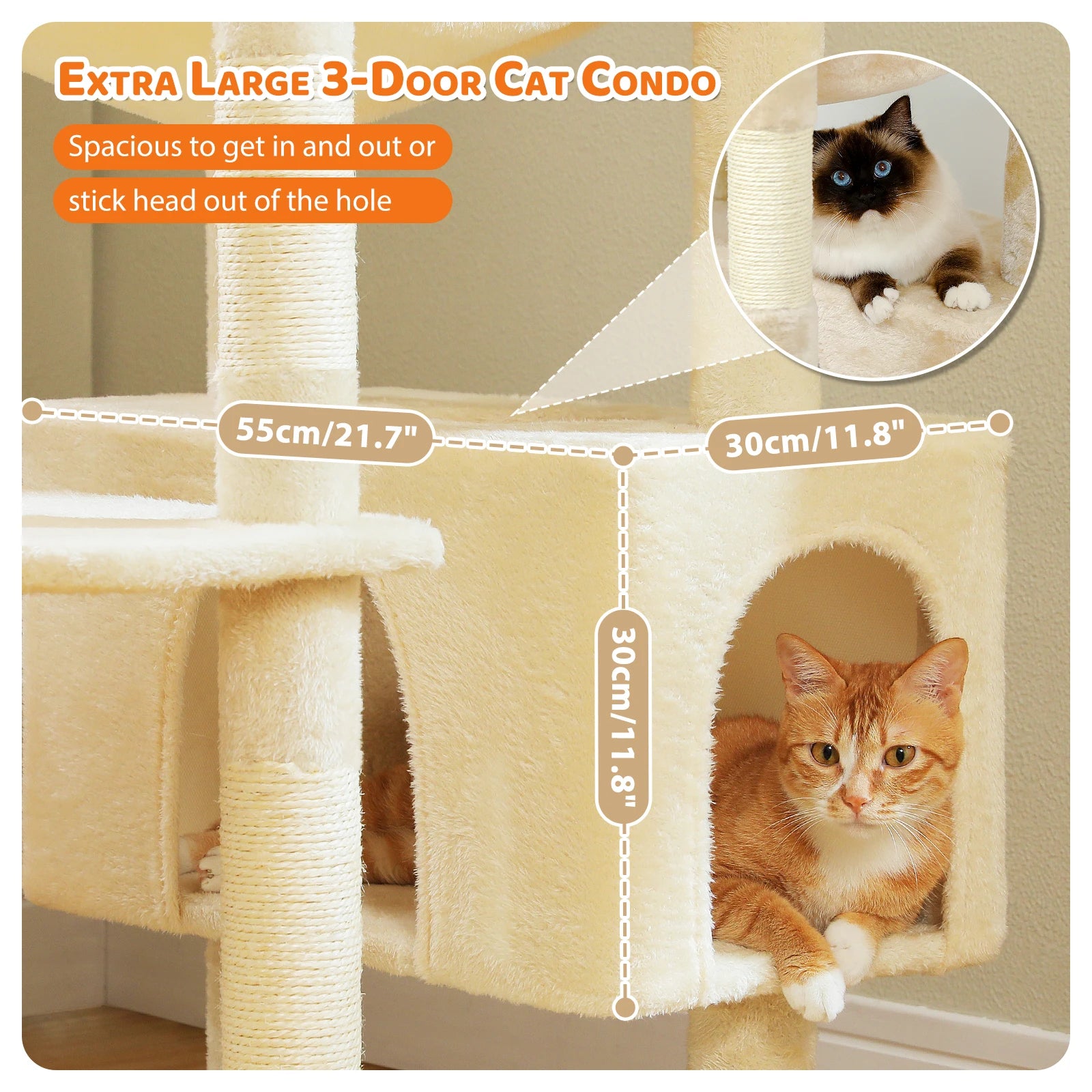 Tall Multi-Level Cat Tree
