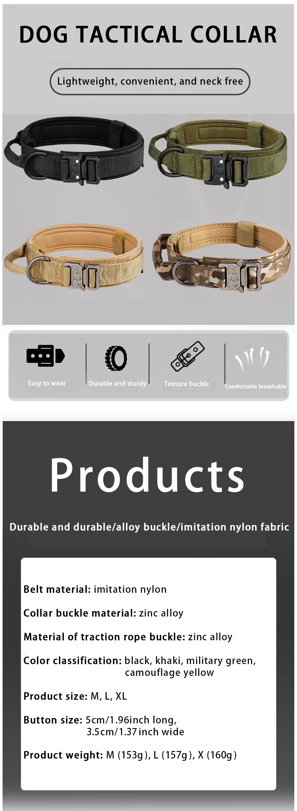 Tactical Dog Collar