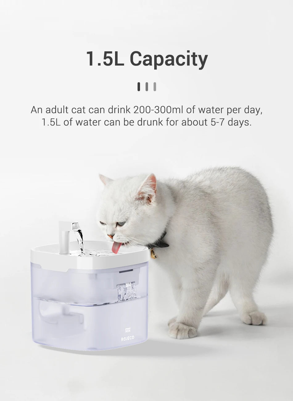 Smart Cat Water Fountain with filters