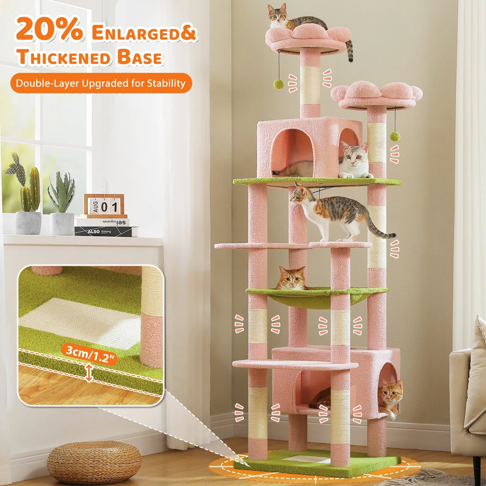 Tall Multi-Level Cat Tree