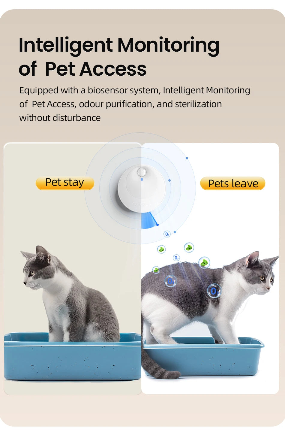 Smart Cat Litter Deodorizer