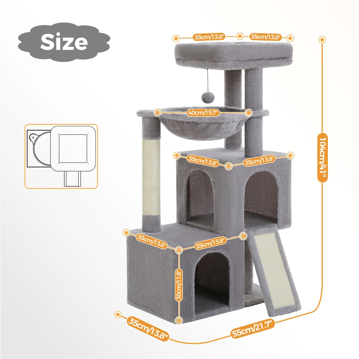 Large Multi-Level Cat Tree