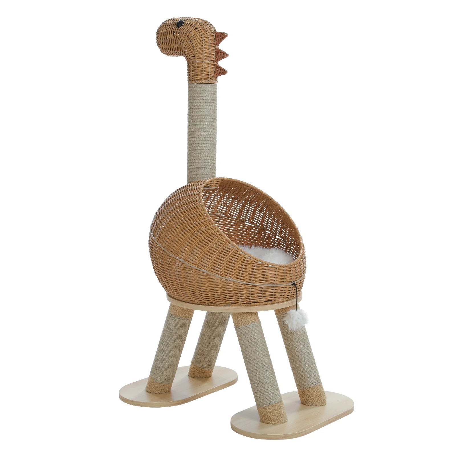 Whimsical Dinosaur Cat Tree