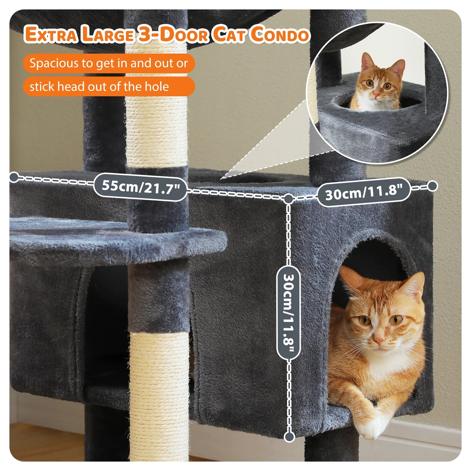 Tall Multi-Level Cat Tree