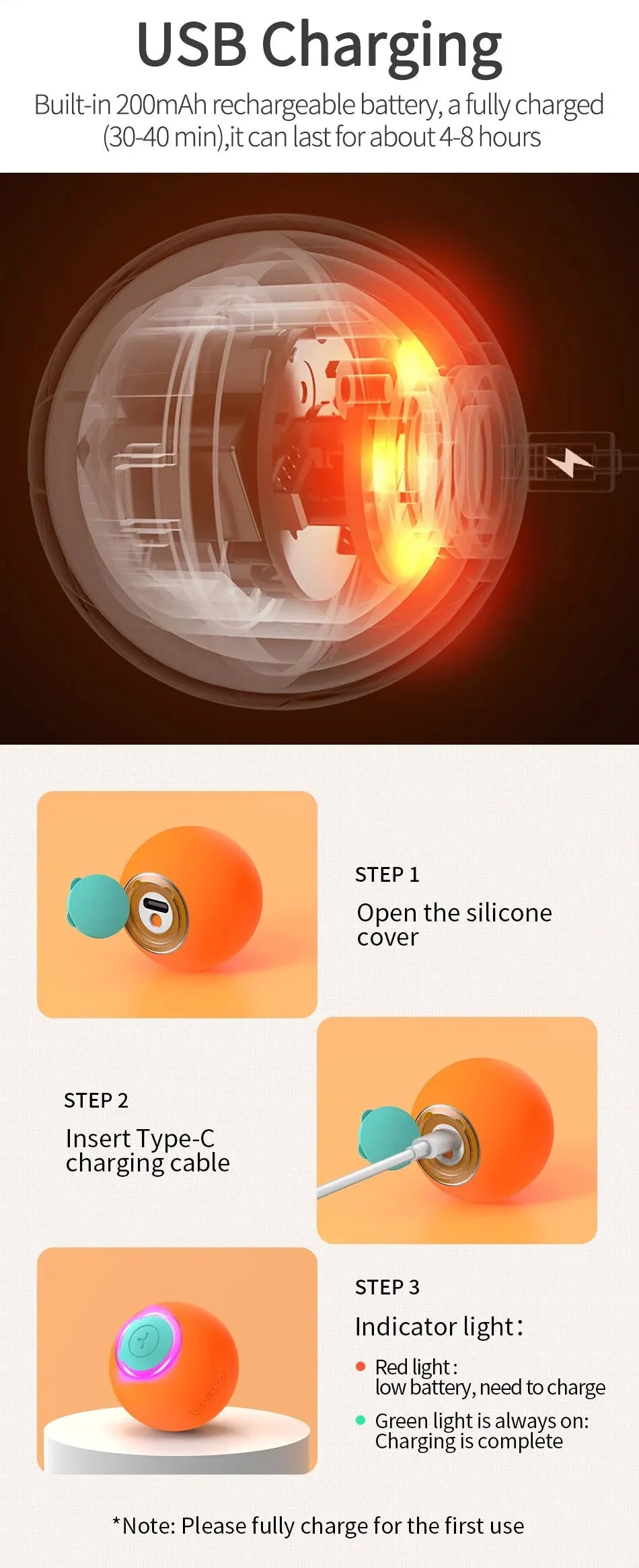 Electric Cat Ball toy