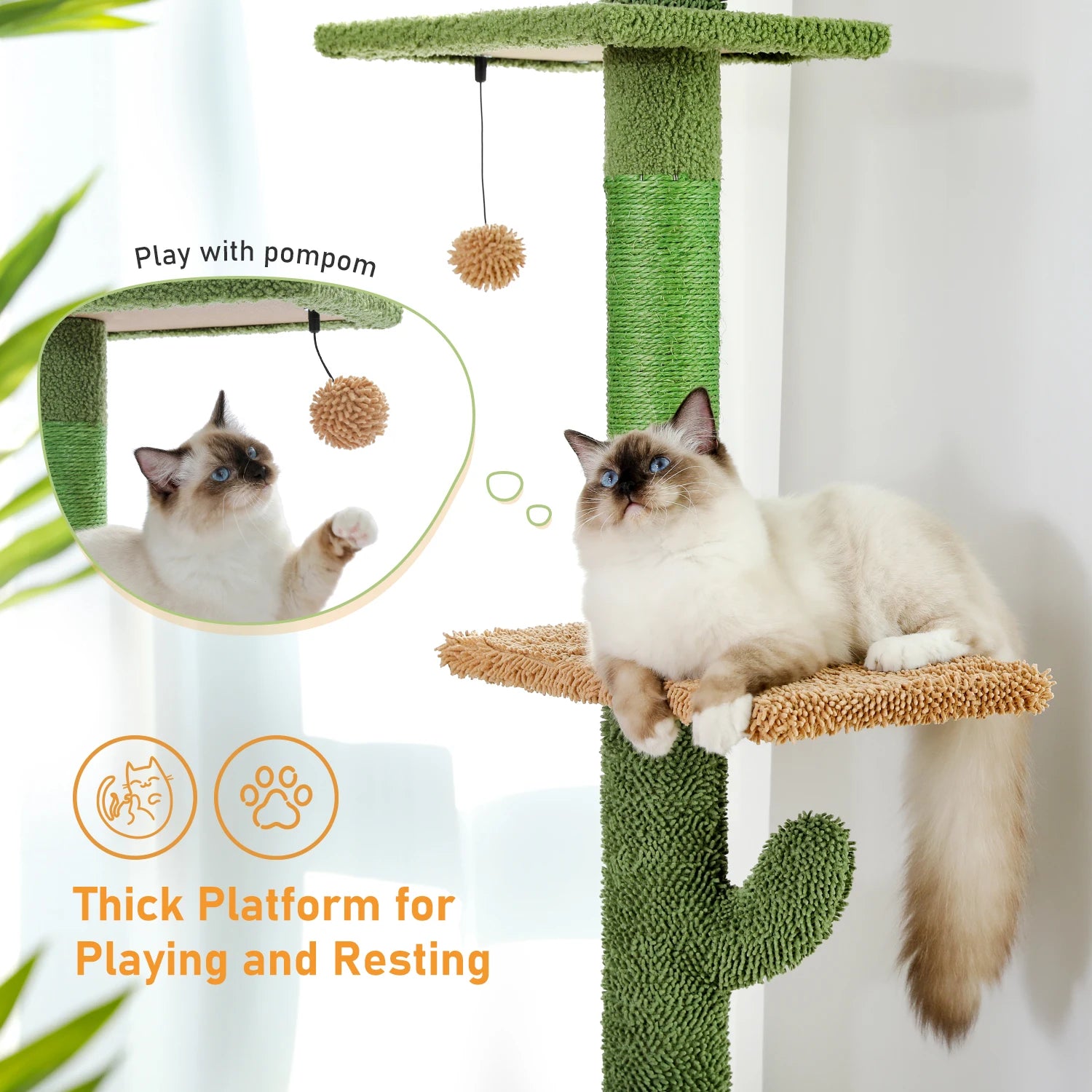 5-Tier Cactus Cat Tree