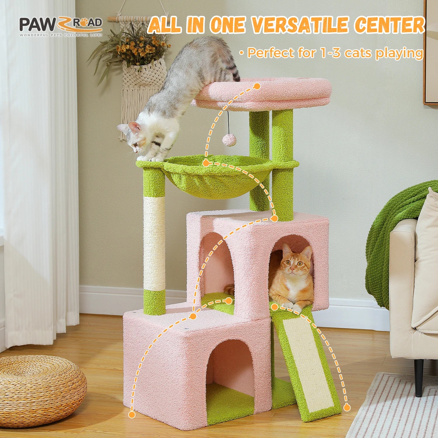 Large Multi-Level Cat Tree