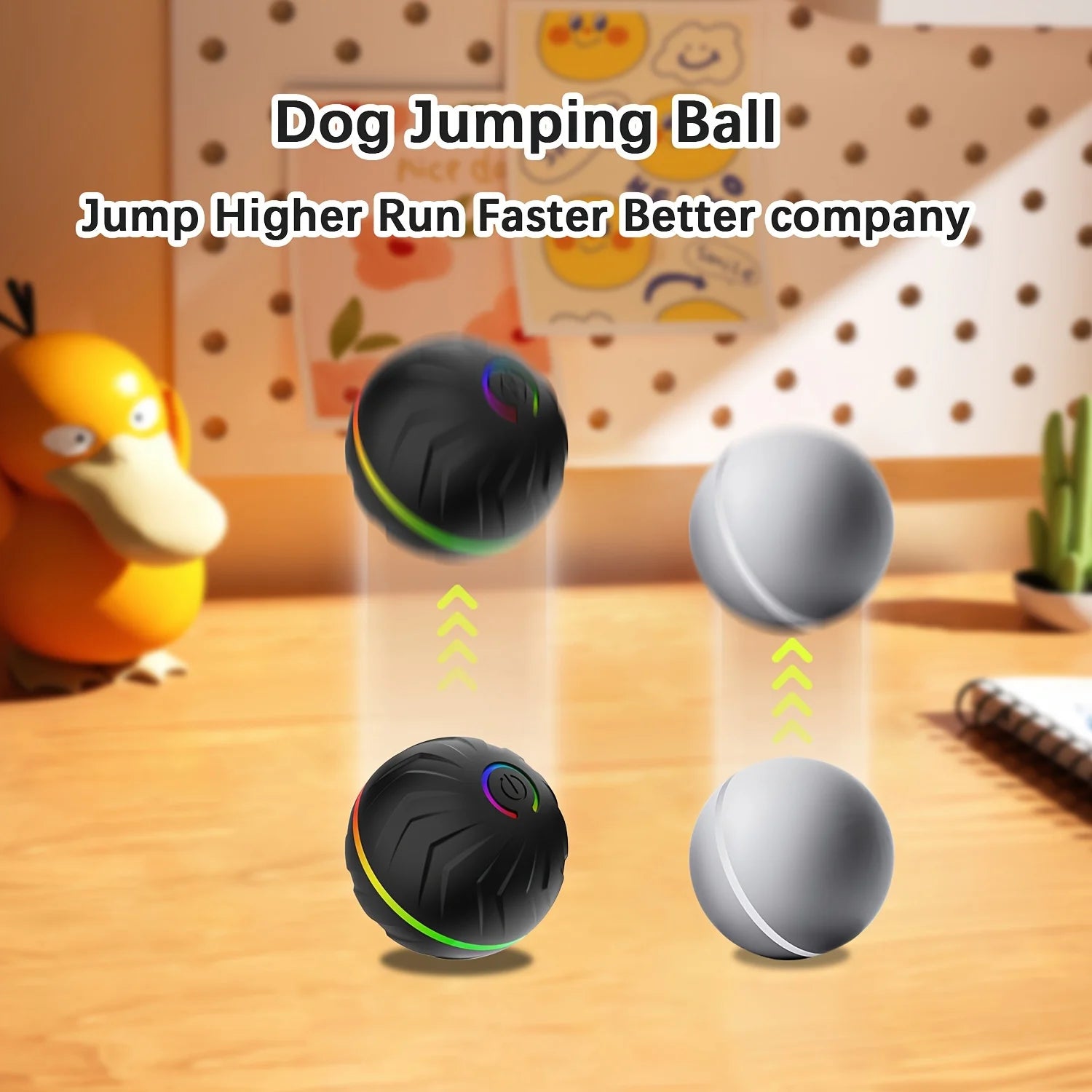 Dog Bouncing Ball