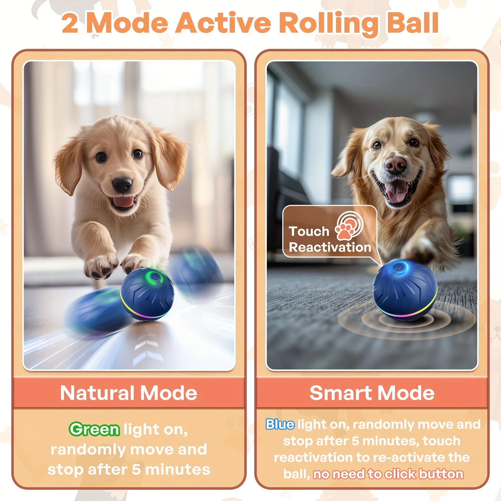 Dog Bouncing Ball