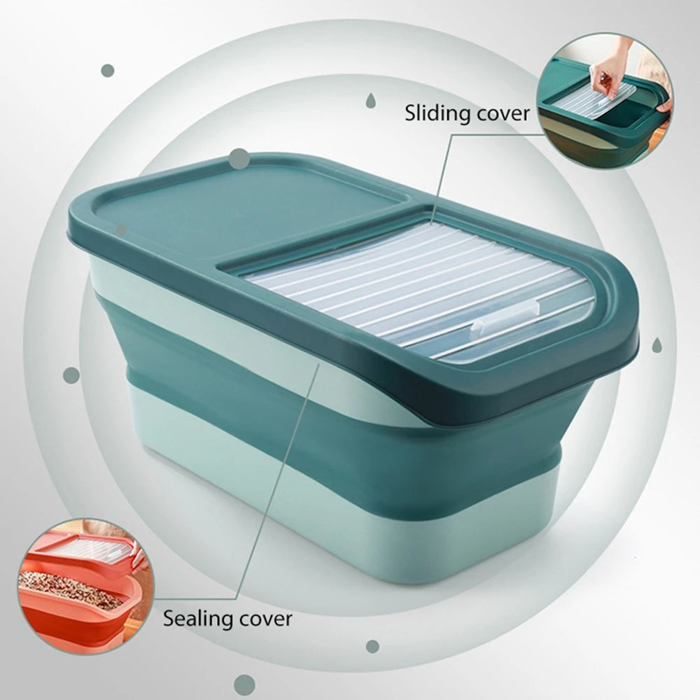 Collapsible Pet Food Container