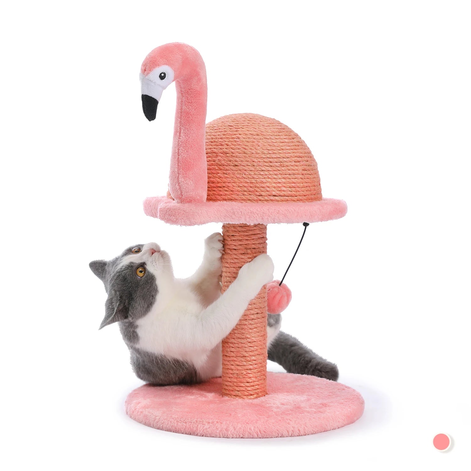 Tall Cat Scratching Post with Spring Ball