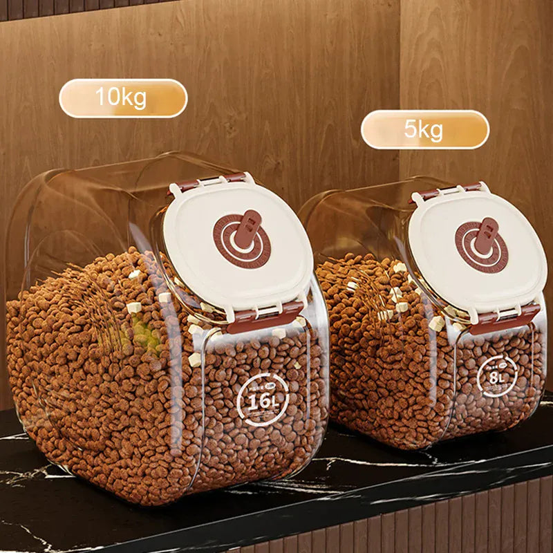 TechnuPet Pet Food Storage Airtight Pet Food Storage Container – 5/10kg Large Capacity