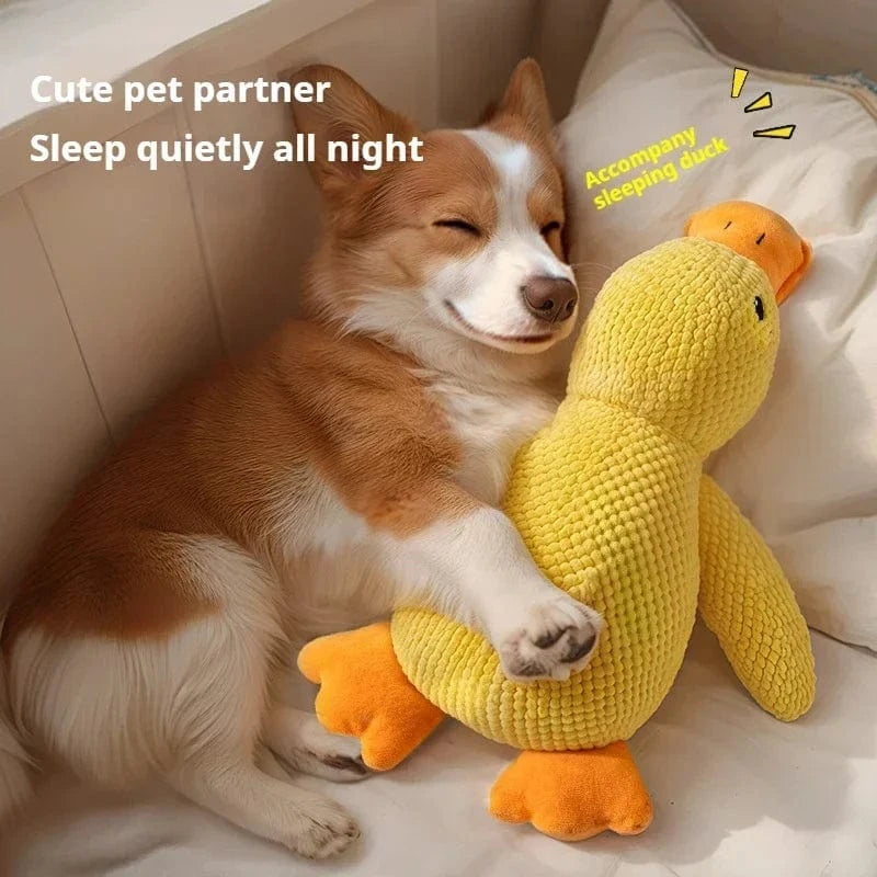 TechnuPet Dog Toys Bite-Resistant Plush Duck Dog Toy