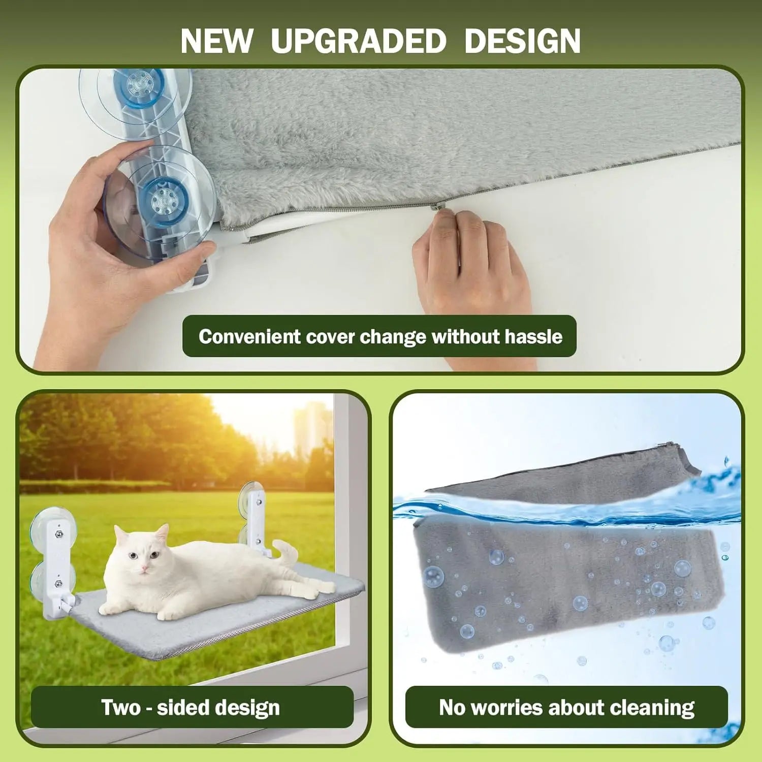 TechnuPet Cat Hammock Cat Hammock Window Bed