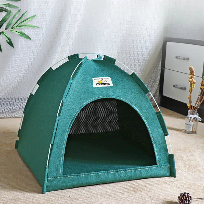 TechnuPet Cat Houses Foldable All-Season Cat Tent House