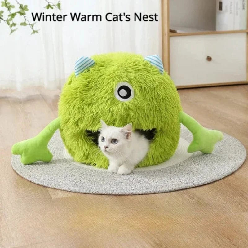 TechnuPet Cat Bed Frog Villa Cat Bed