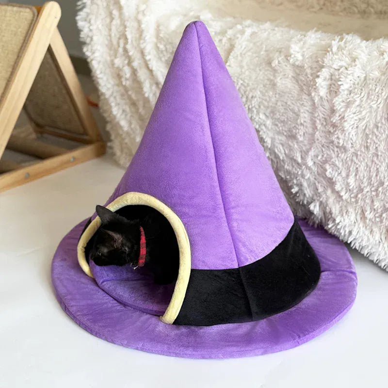 TechnuPet Cat Bed Purple / L 60x46cm Halloween Cat Bed