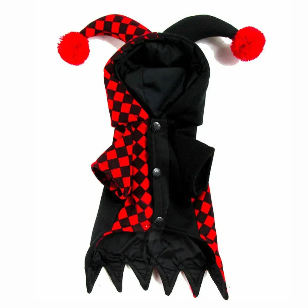 TechnuPet Pet Clothing Halloween Clown Pet Costume for Dogs and Cats