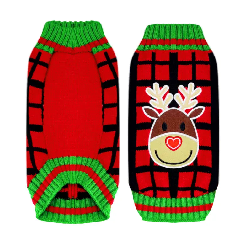 TechnuPet Dog Sweaters M / XXL Knitted Christmas Dog Sweater