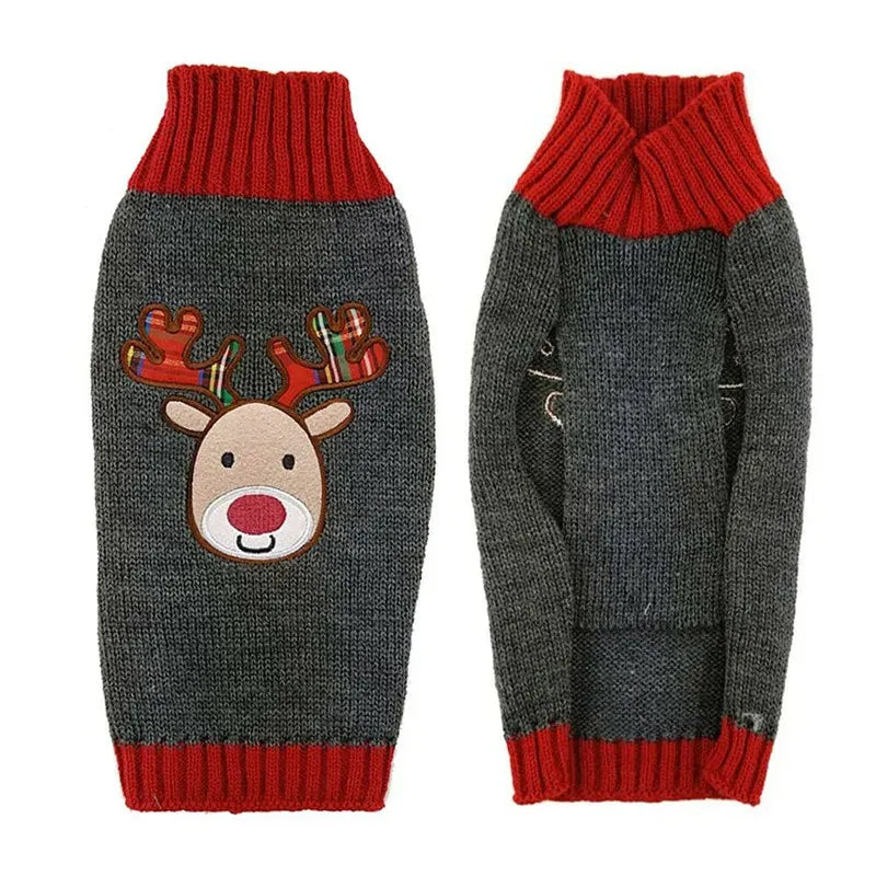 TechnuPet Dog Sweaters Knitted Christmas Dog Sweater