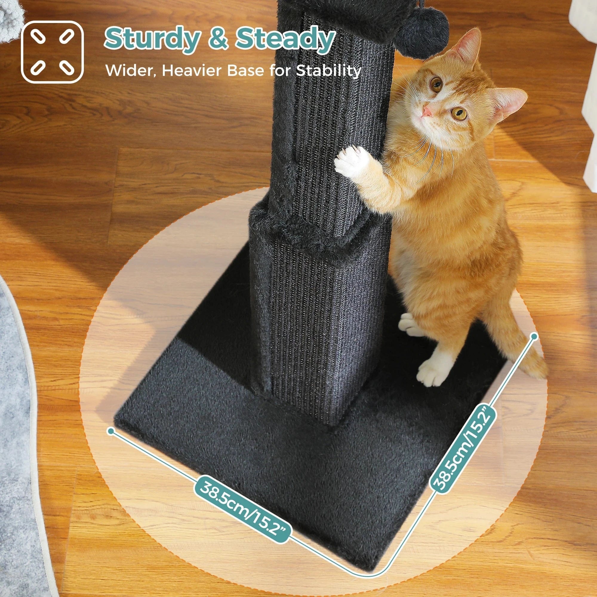 TechnuPet Cat Scratching Post Large Cat Scratching Post