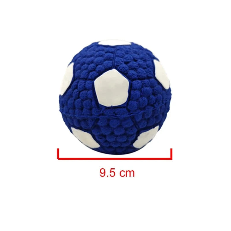 TechnuPet Dog Toys Football L Latex Sports Ball Squeaky Dog Toy