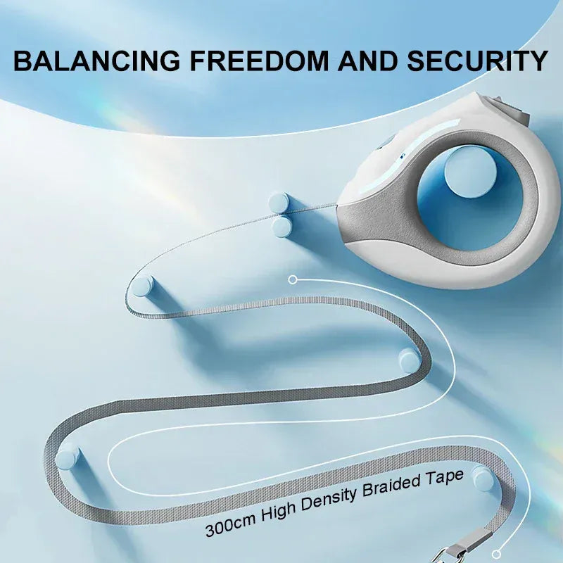 TechnuPet Dog Leash Luminous Retractable Dog Leash