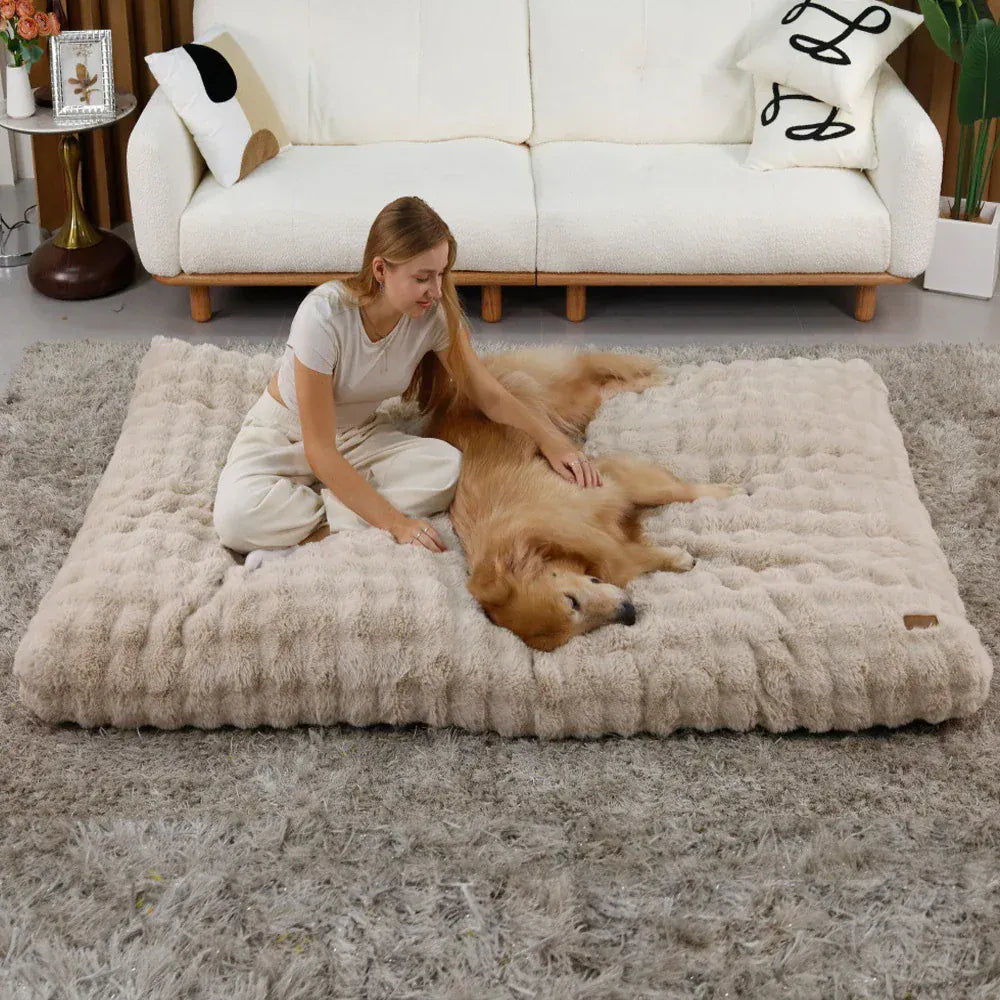 TechnuPet Dog Bed Plush Dog Bed