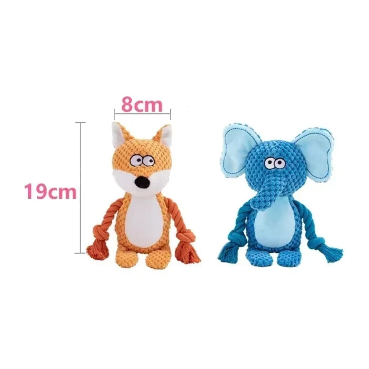 TechnuPet Dog Toys Plush Squeaky Dog Chew Toy