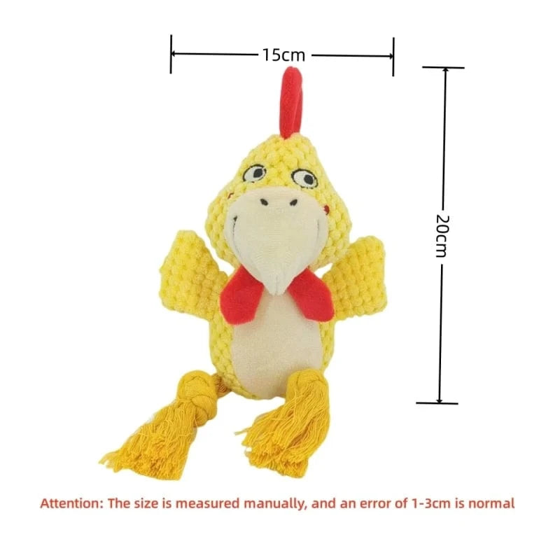 TechnuPet Dog Toys Plush Squeaky Dog Chew Toy