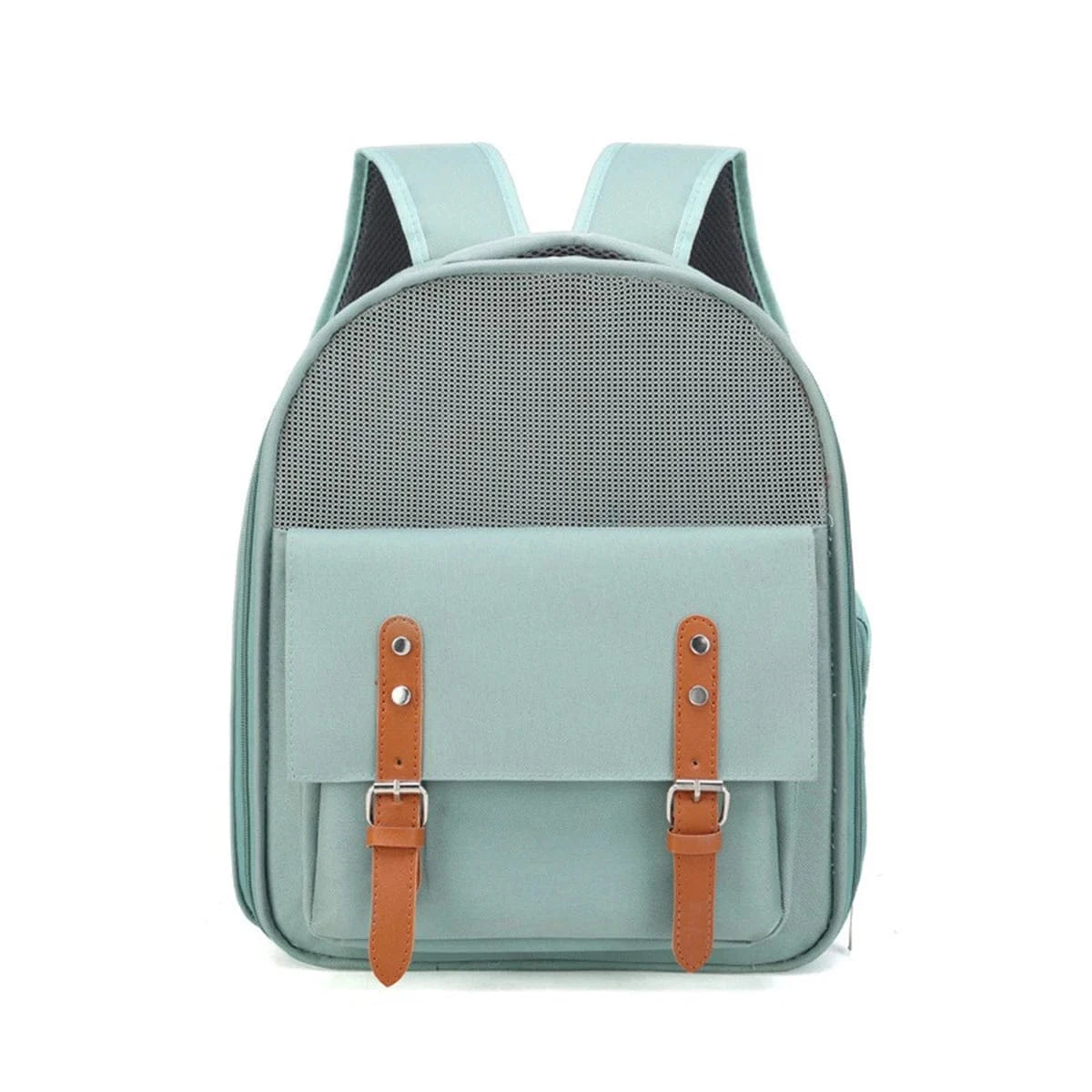 TechnuPet Pet Backpack Green Portable Cat Carrier Backpack