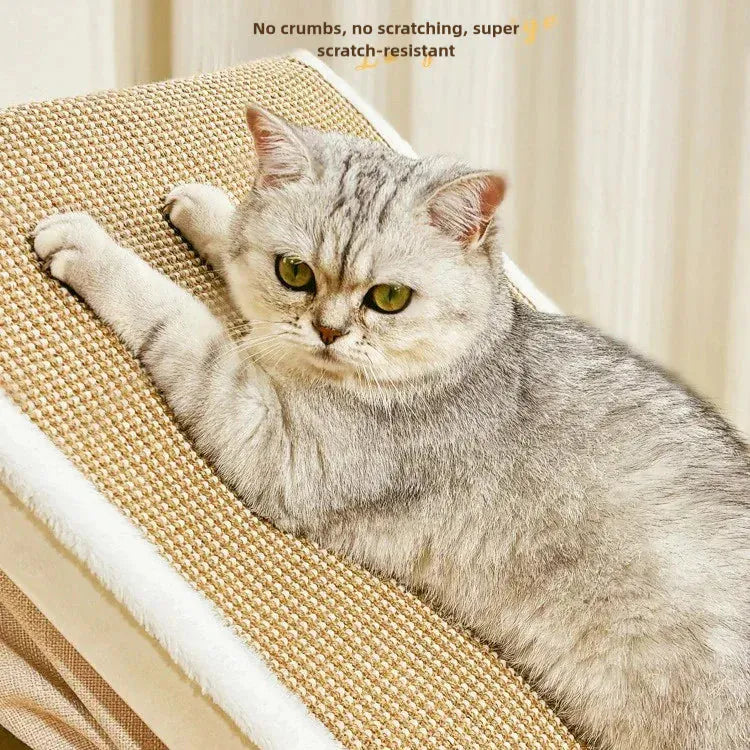 TechnuPet Cat Houses Semi-Enclosed Cat House with Scratcher