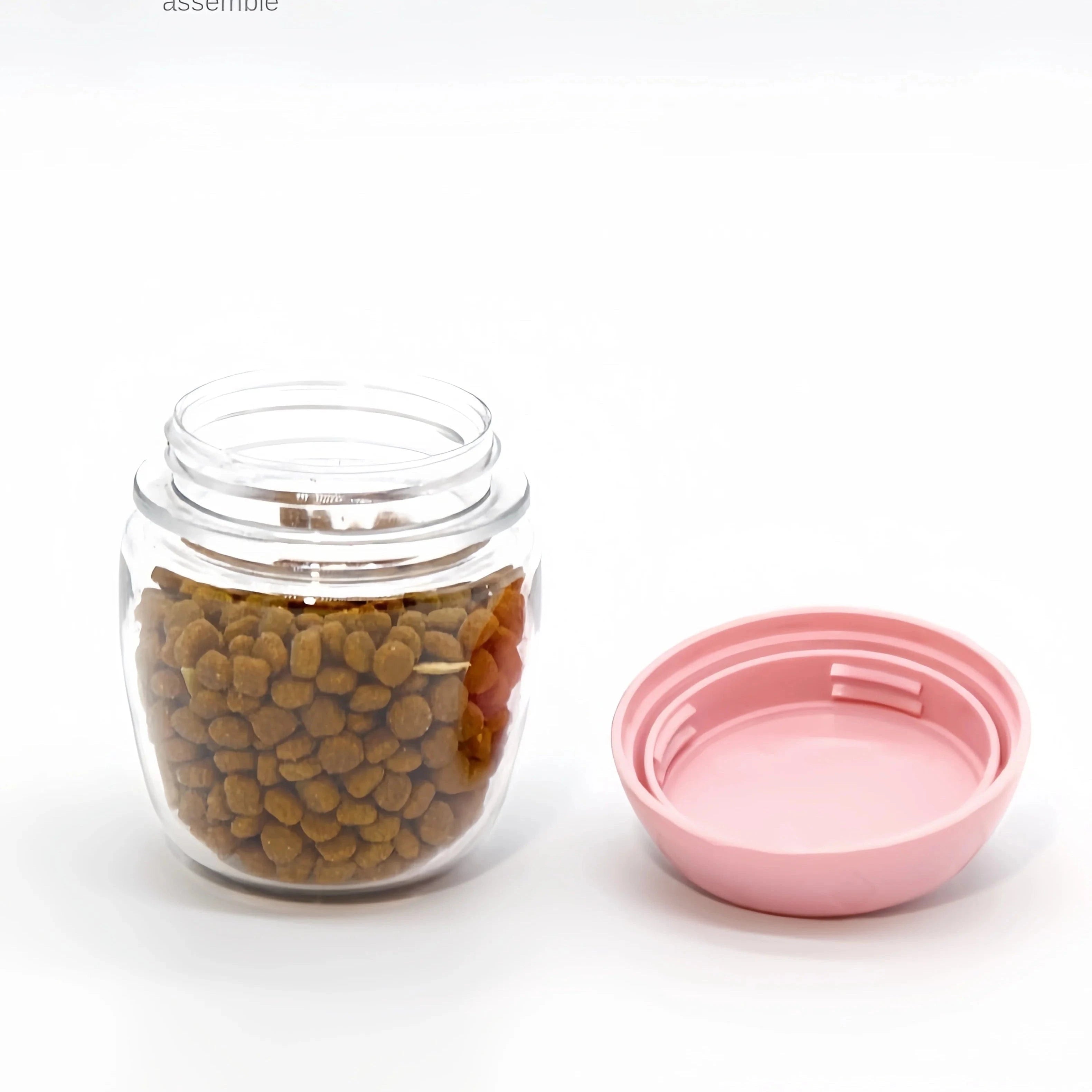 TechnuPet Smart Dog Feeder Travel Pet Water Bottle and Food Dispenser