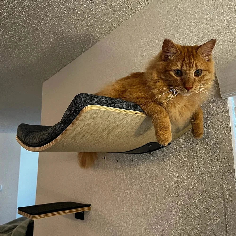 TechnuPet Cat Hammock Wall-Mounted Cat Shelf Bed