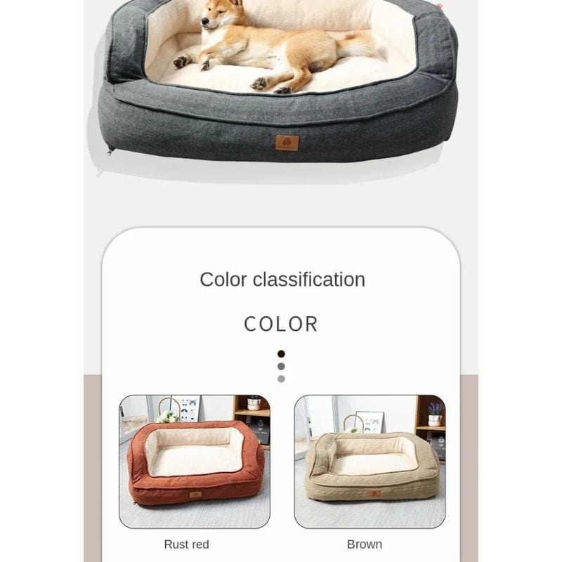 TechnuPet Dog Bed Warm Sofa Pet Bed for Cats and Dogs