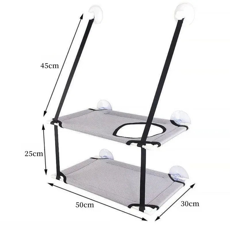 TechnuPet Cat Hammock Window Cat Hammock Suction Mount