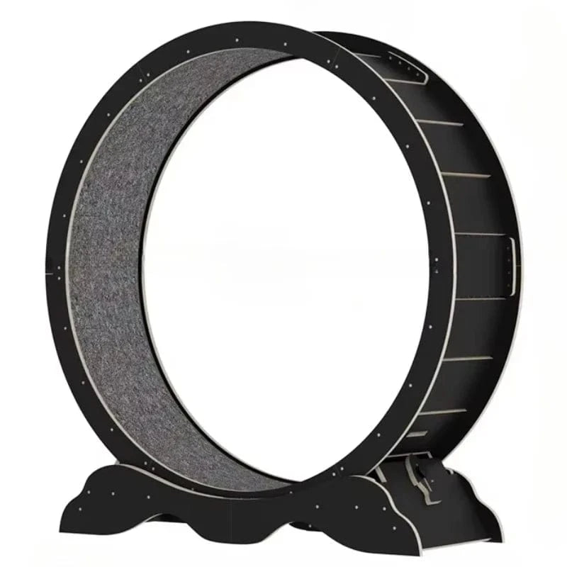 TechnuPet Smart Cat Toys XL Wooden Cat Treadmill Exercise Roller