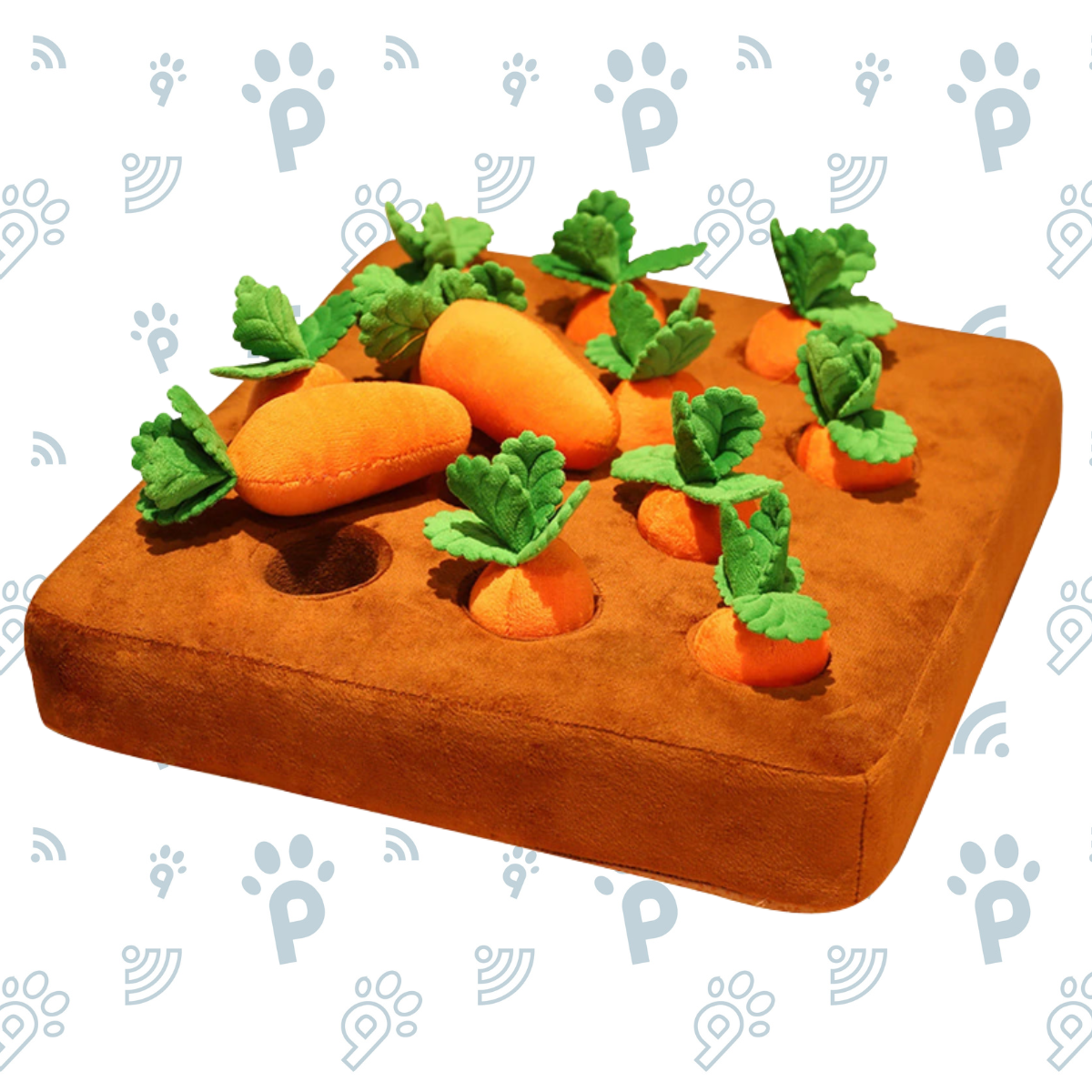 Dog Carrot Plush Toy
