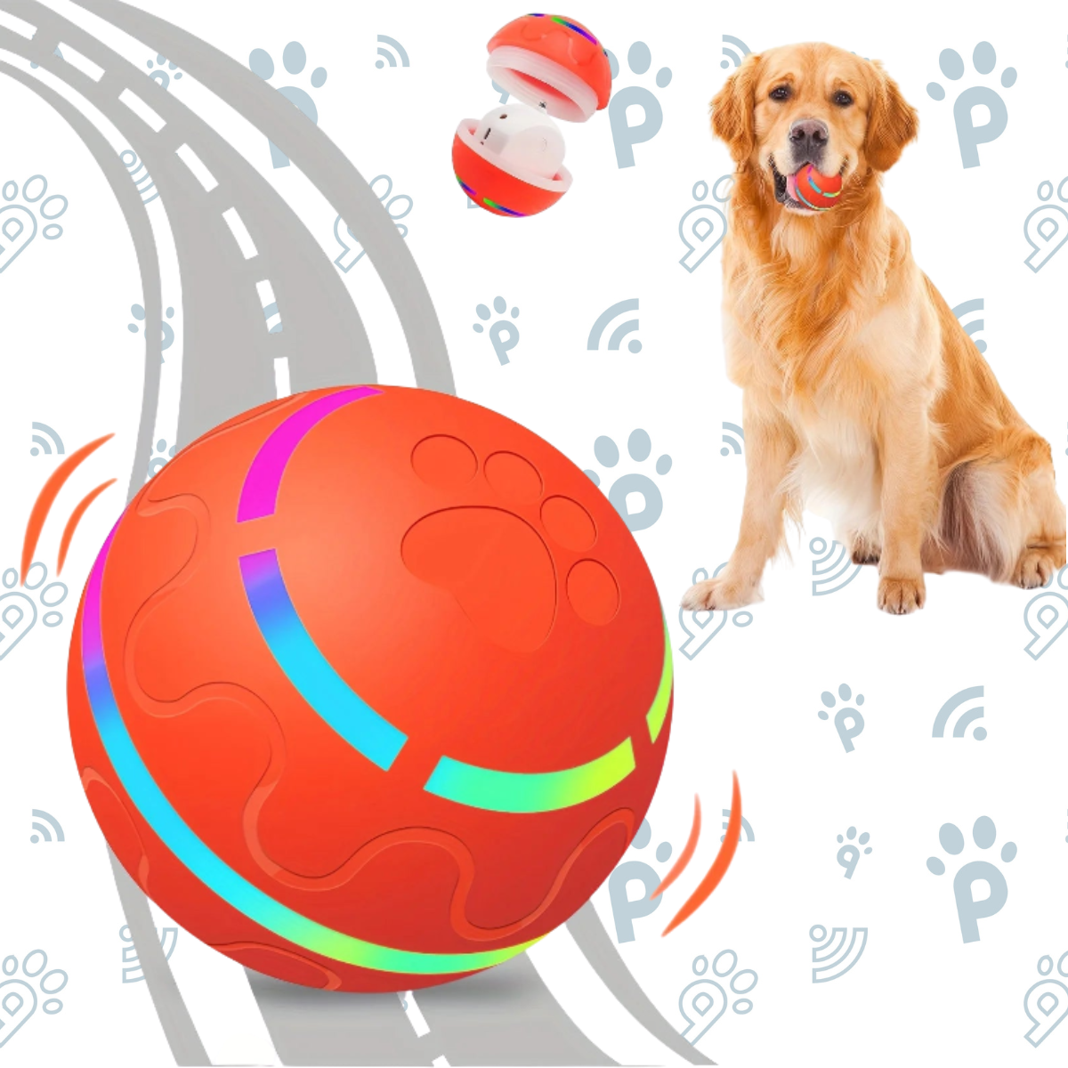 Interactive Dog Ball