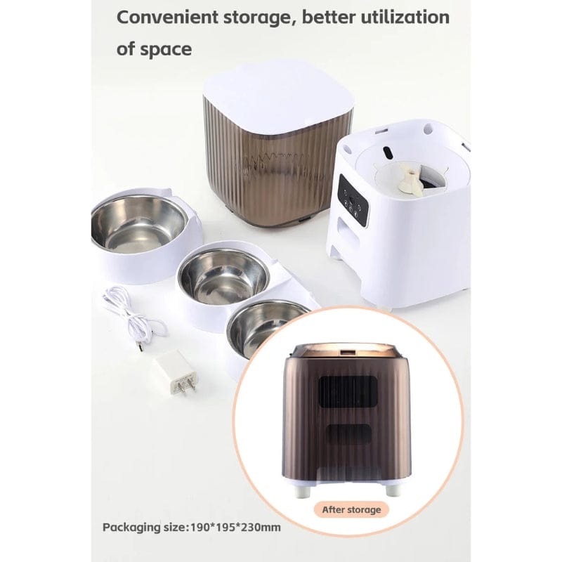 TechnuPet Smart Cat Feeder 5L Smart Automatic Pet Feeder with Camera