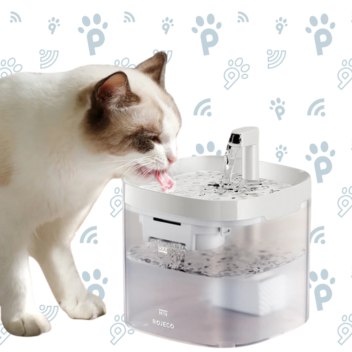 Smart Cat Water Fountain with filters