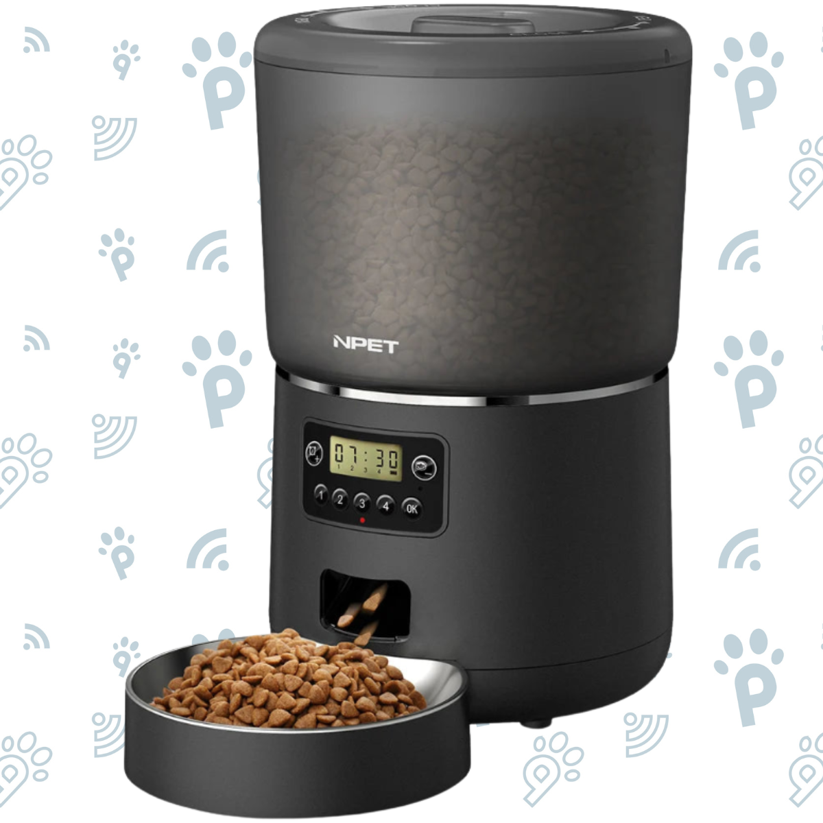 Automatic Pet Feeder - TechnuBlack Edition