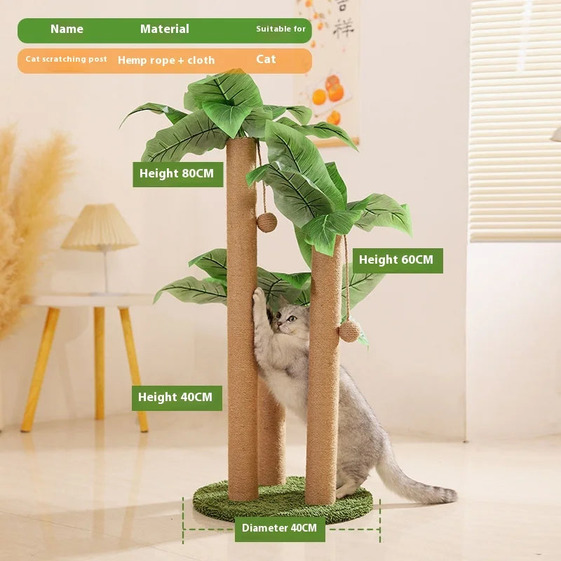 Coconut Tree Cat Scratching Post