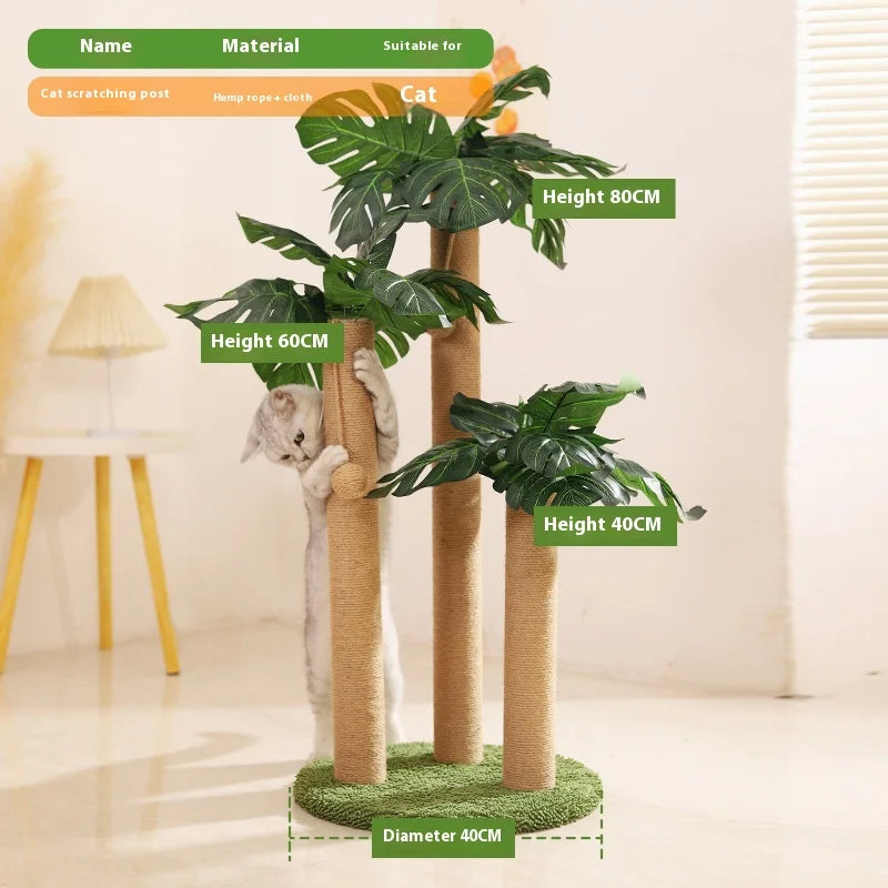 Coconut Tree Cat Scratching Post