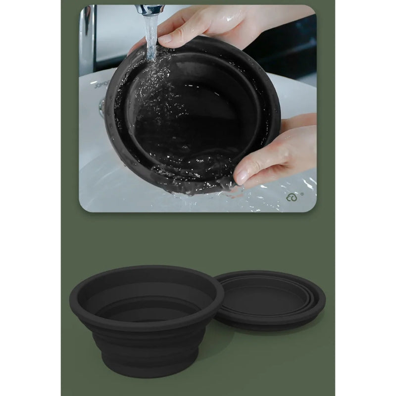 Foldable Elevated Double Pet Bowl