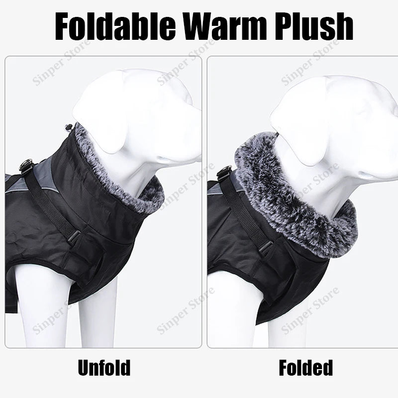Reflective Waterproof Warm Dog Jacket